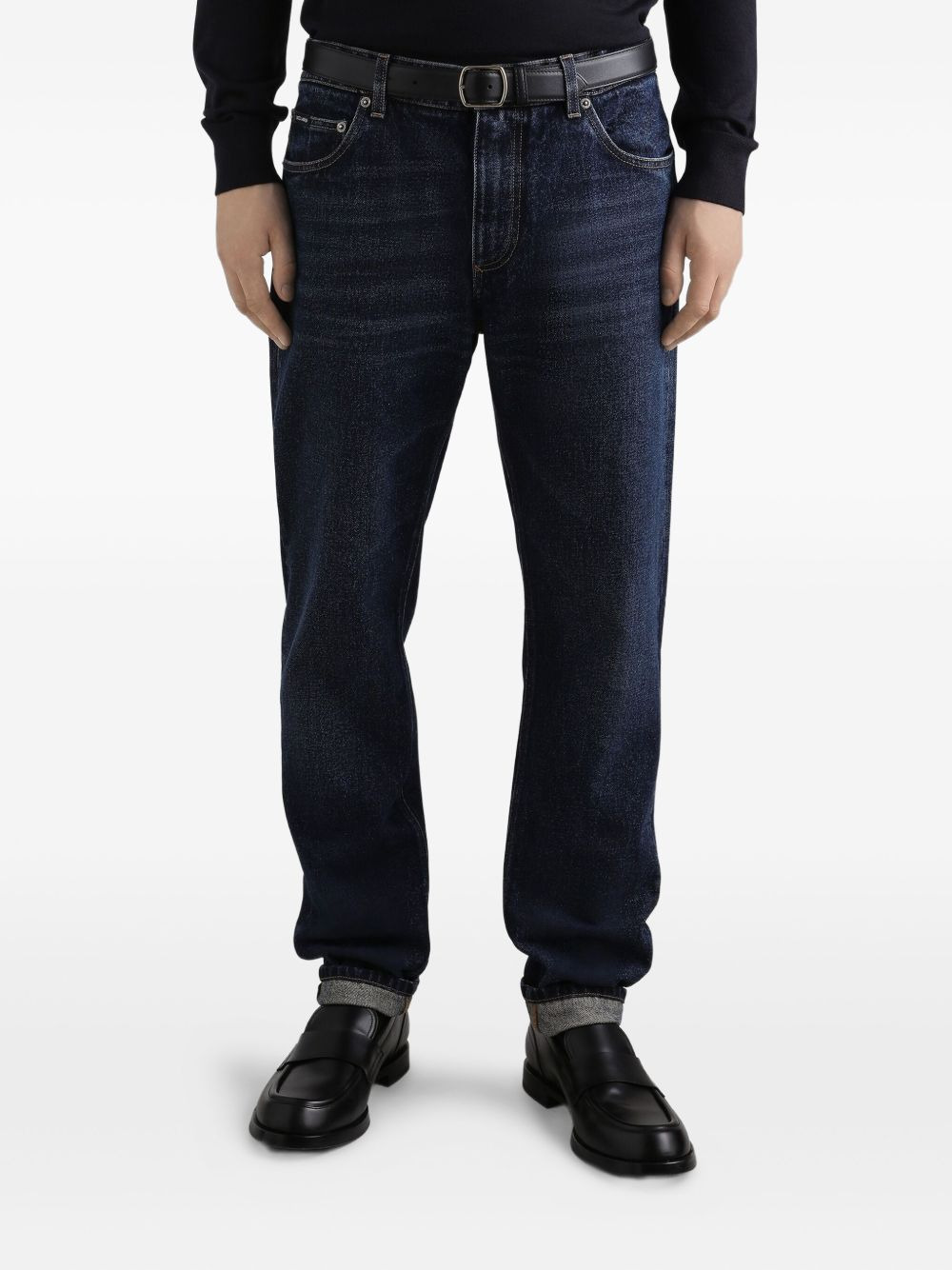 cotton five-pocket jeans - 4