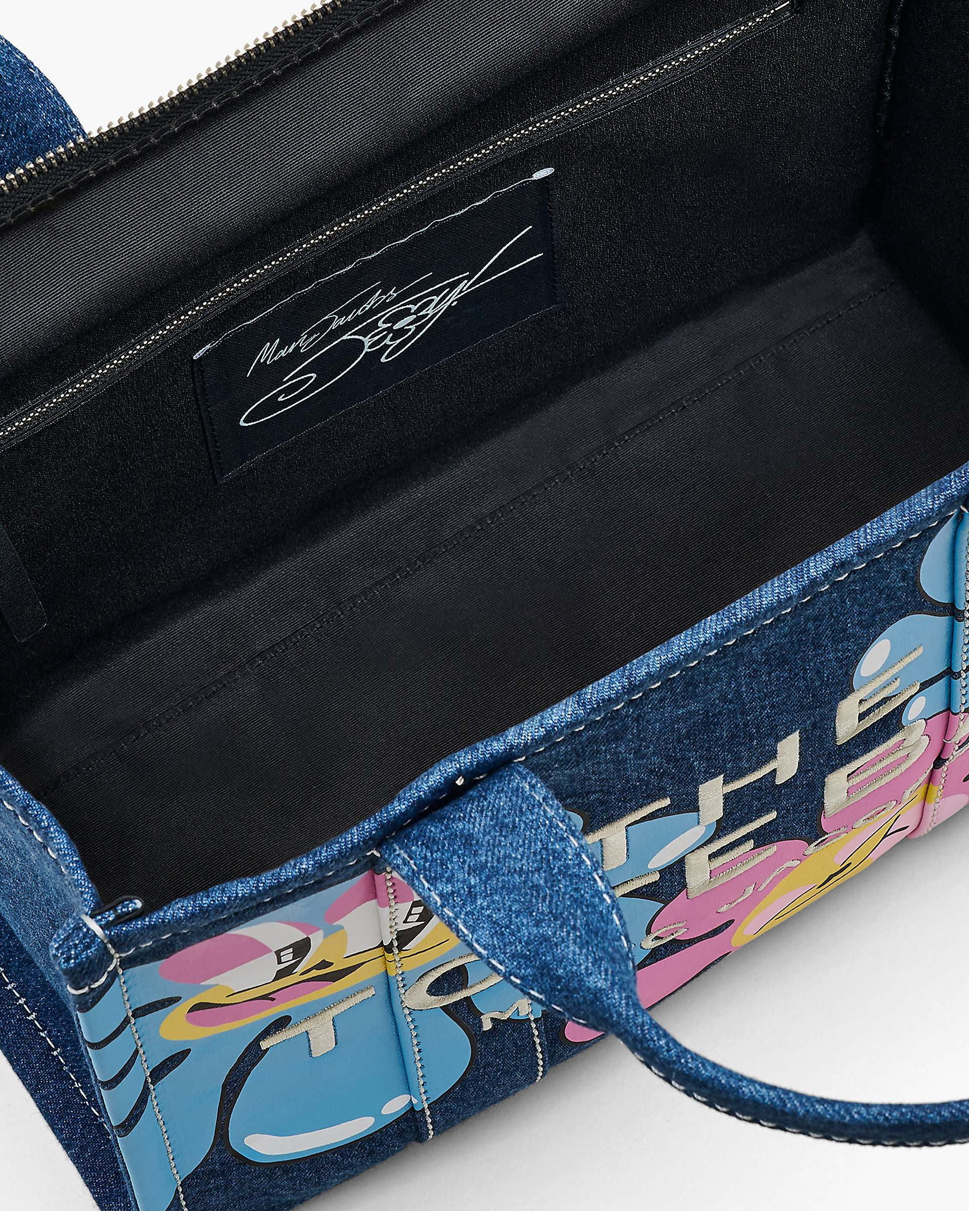 HATTIE STEWART X MARC JACOBS DENIM MEDIUM TOTE BAG - 6