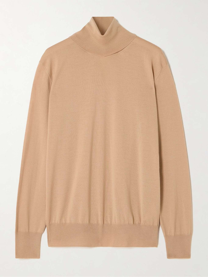 Wool turtleneck sweater 1