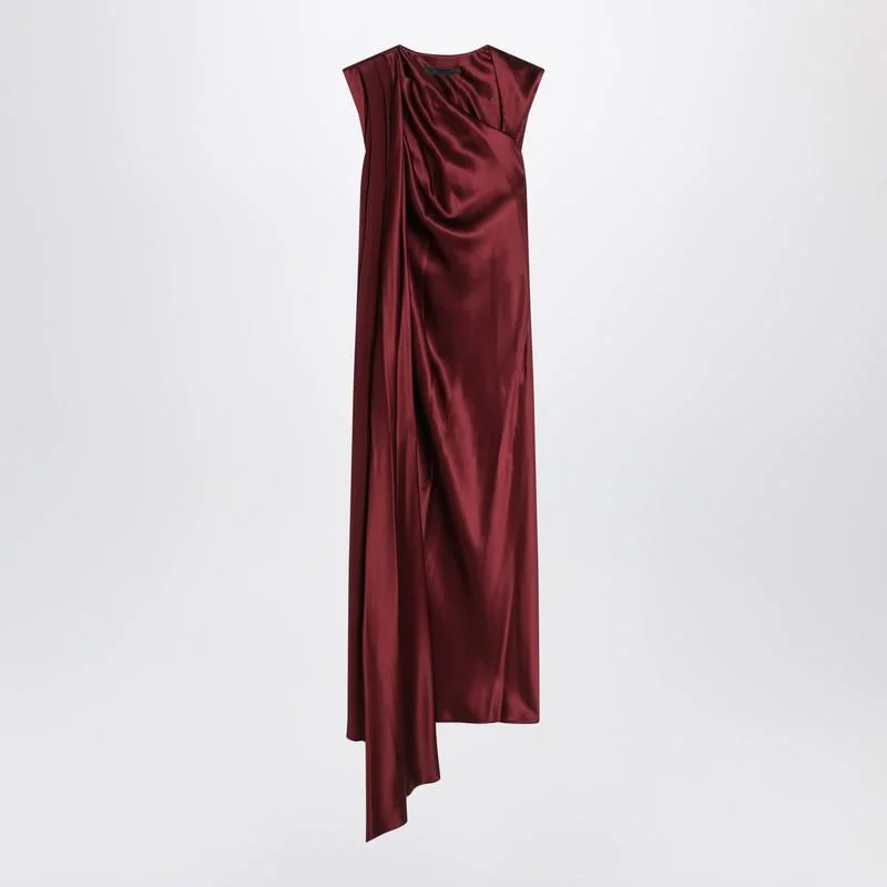 Max Mara Raspberry Cape Detail Dress - 1
