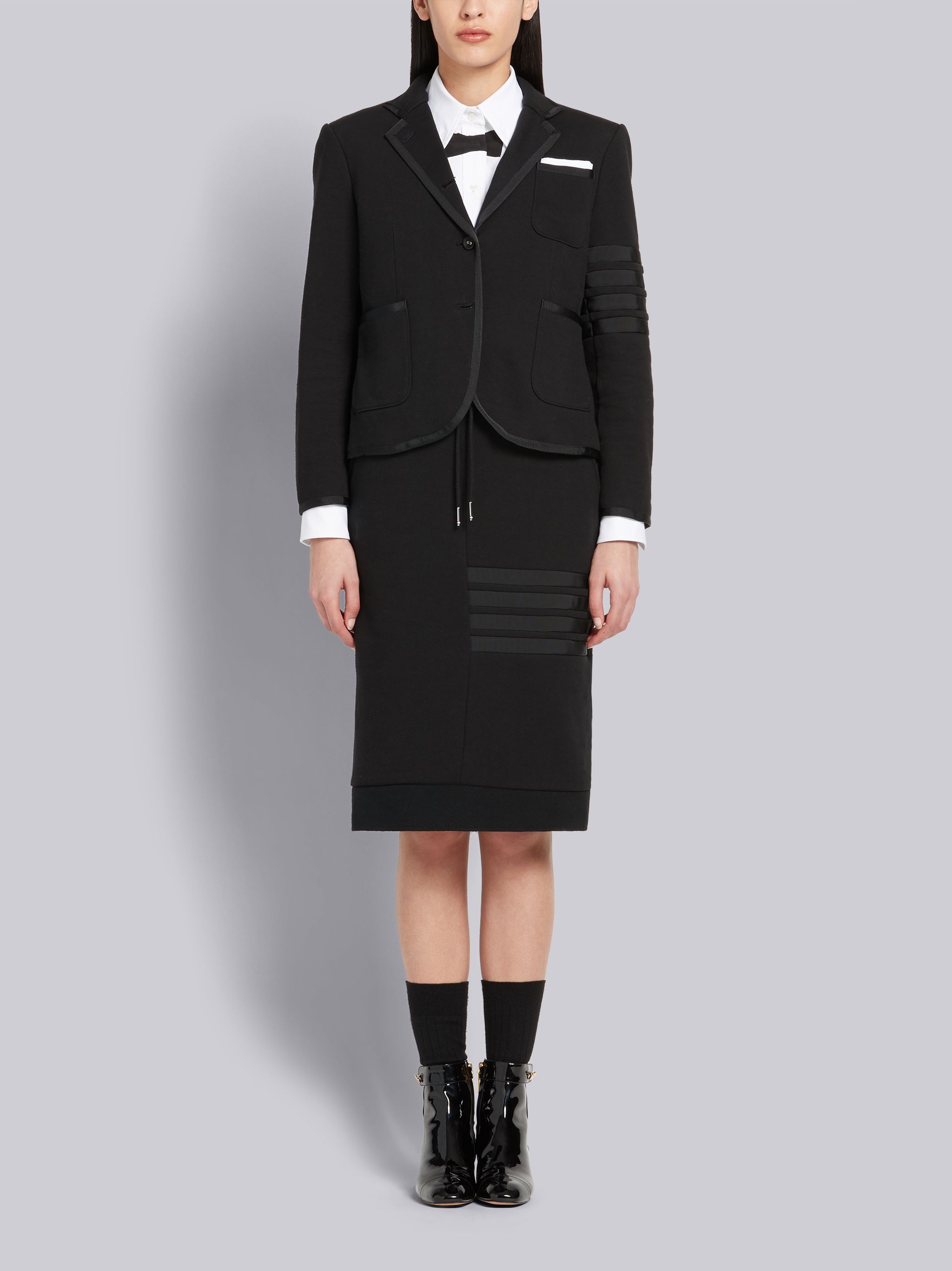 4-Bar Loopback Jersey Suit - 1