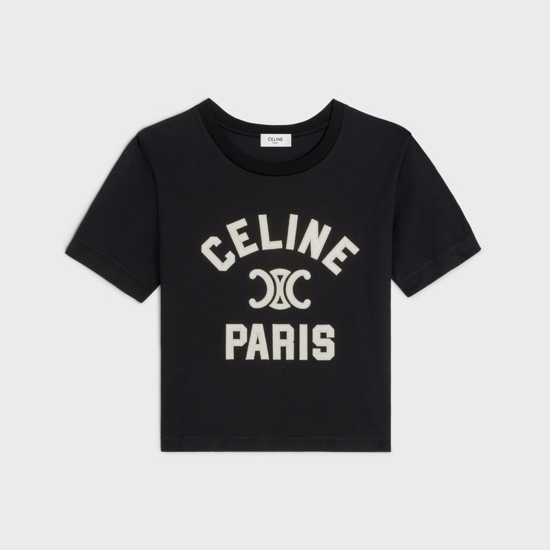 Celine Paris boxy T-shirt in cotton jersey 1