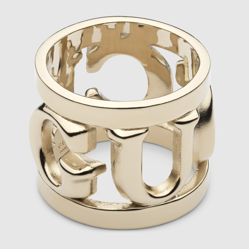 Gucci logo carré ring 1
