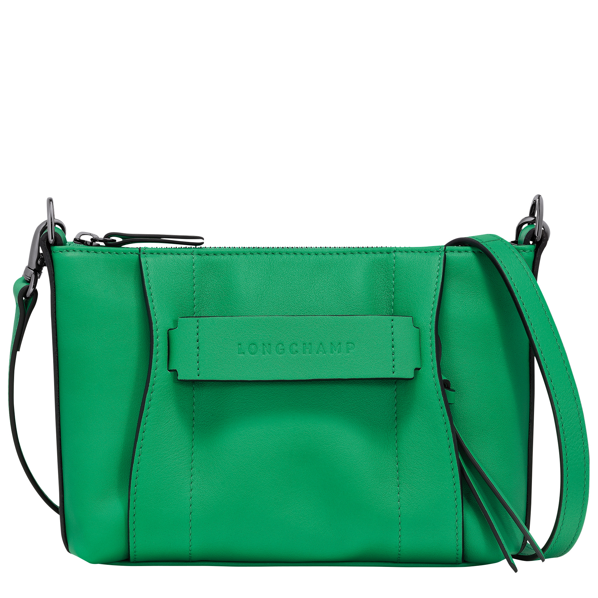 Longchamp 3D S Crossbody bag Green - Leather - 1