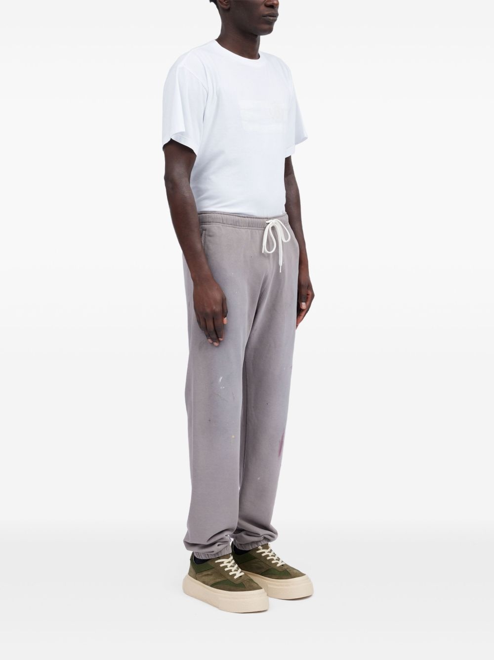 Numbers-motif track pants - 3