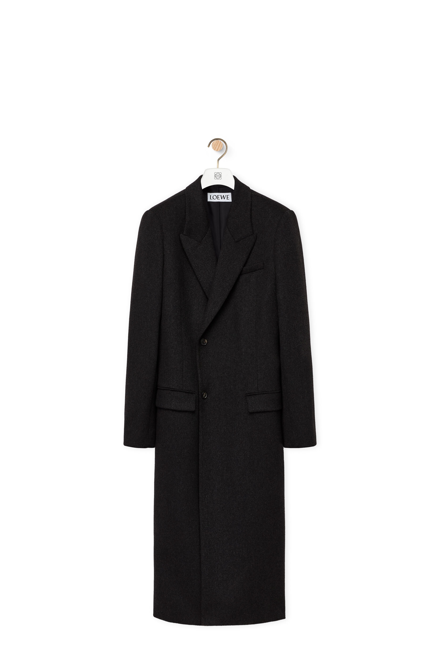 Tailored coat in wool and cashmere - 1