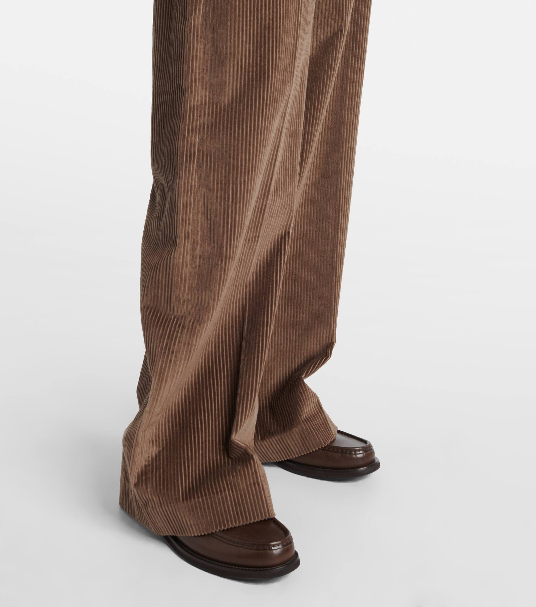 Monili cotton corduroy wide-leg pants - 5