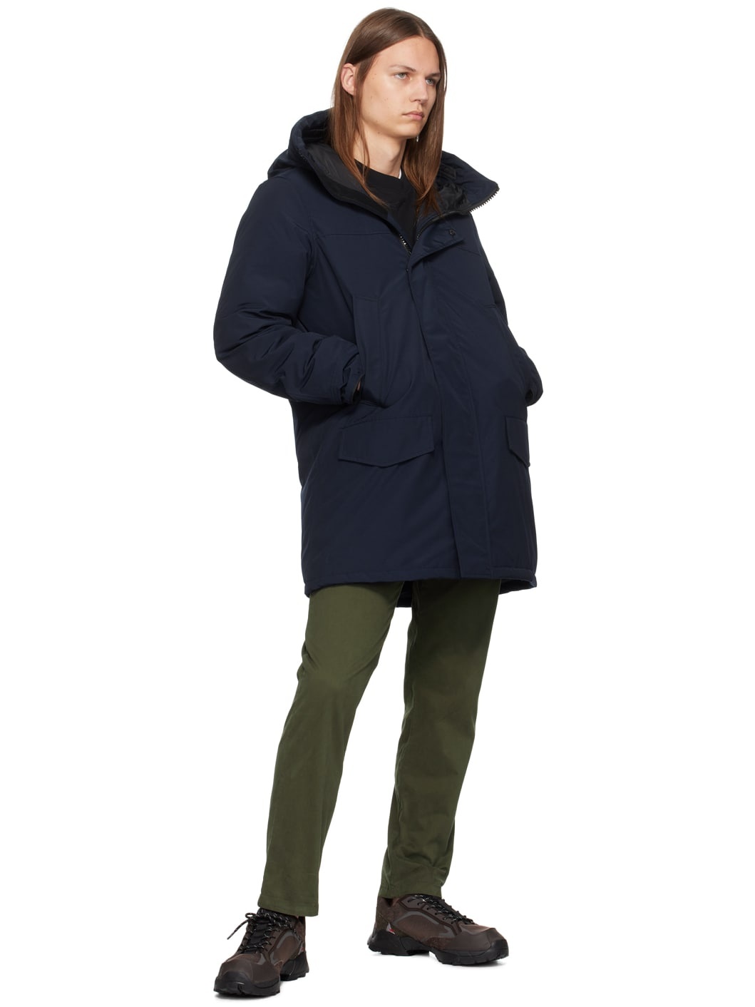 Navy Langford Down Parka - 5