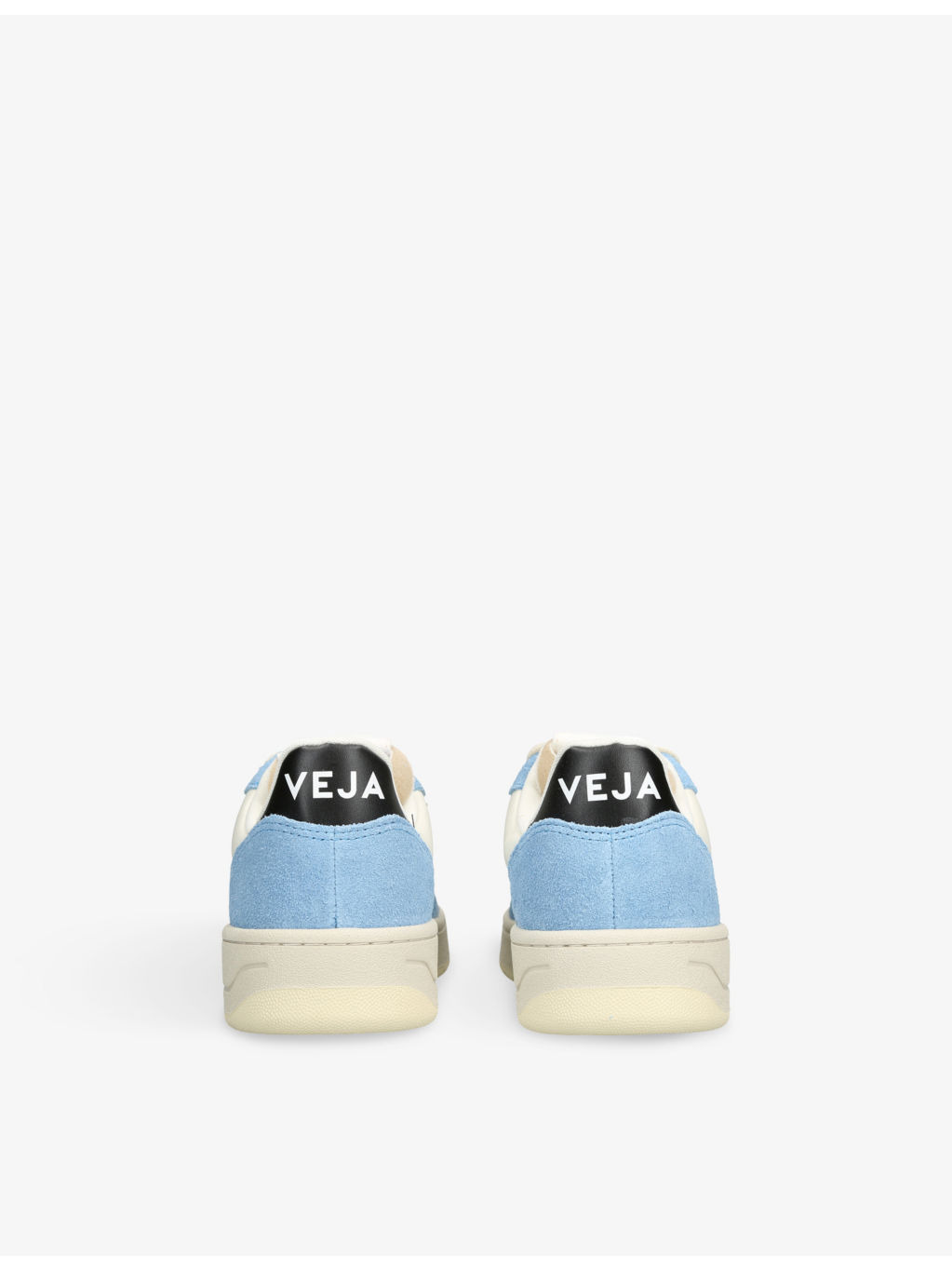 V-10 Logo-Embroidered Leather Low-Top Trainers - 4