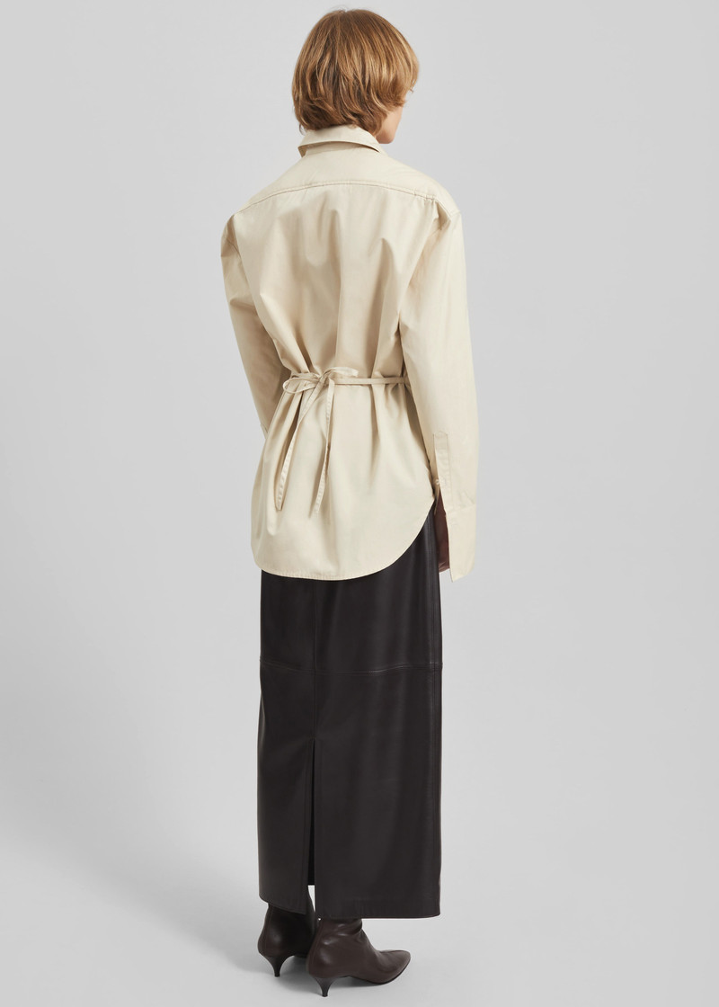 Bec Padded Shirt - Beige 9