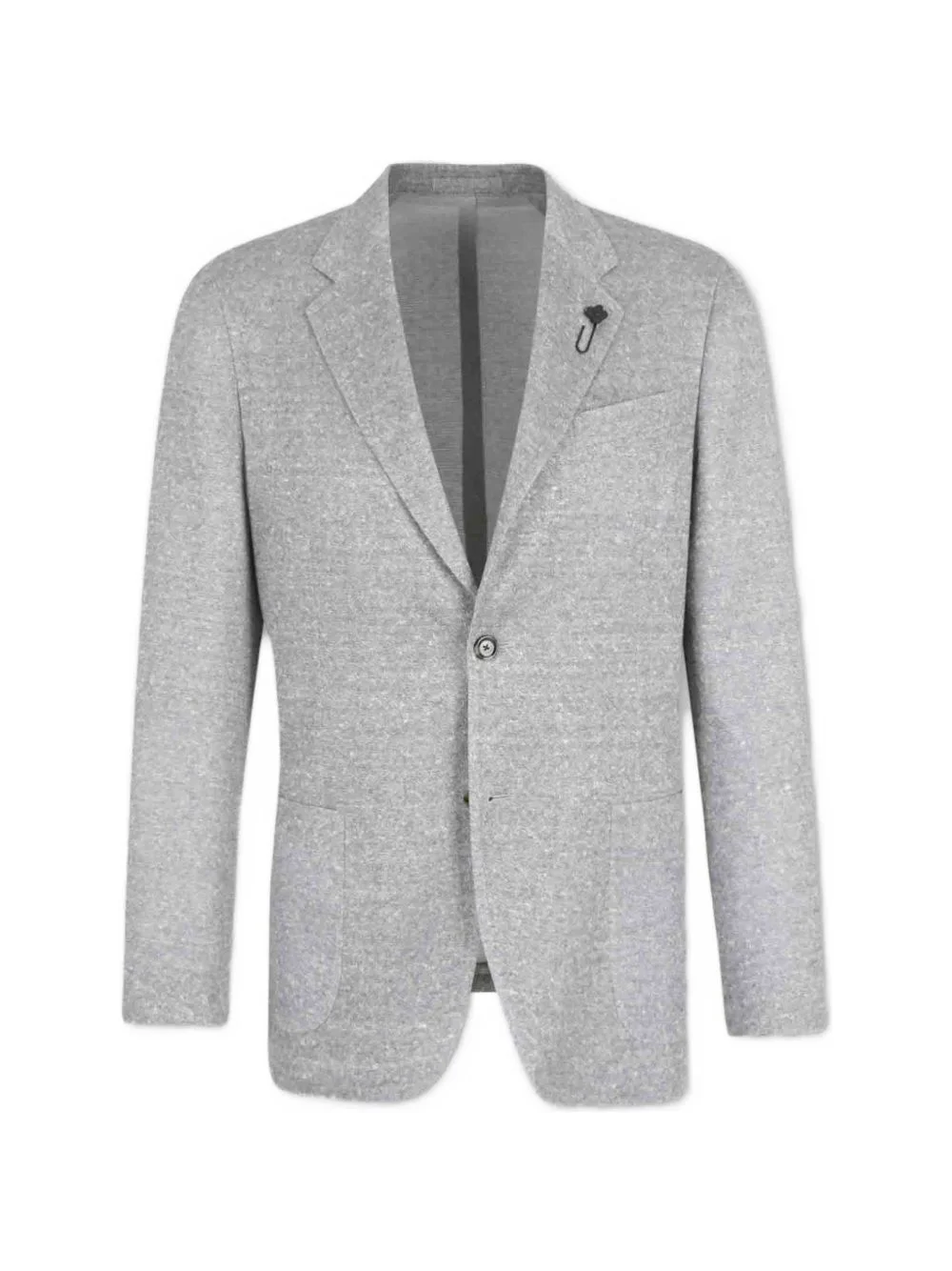 single-breasted knitted blazer - 1