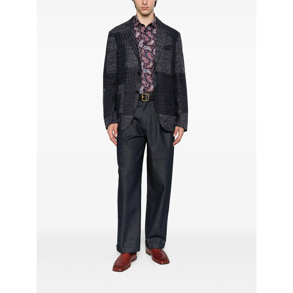 Etro Blue Jackets - Blazers Men - 5