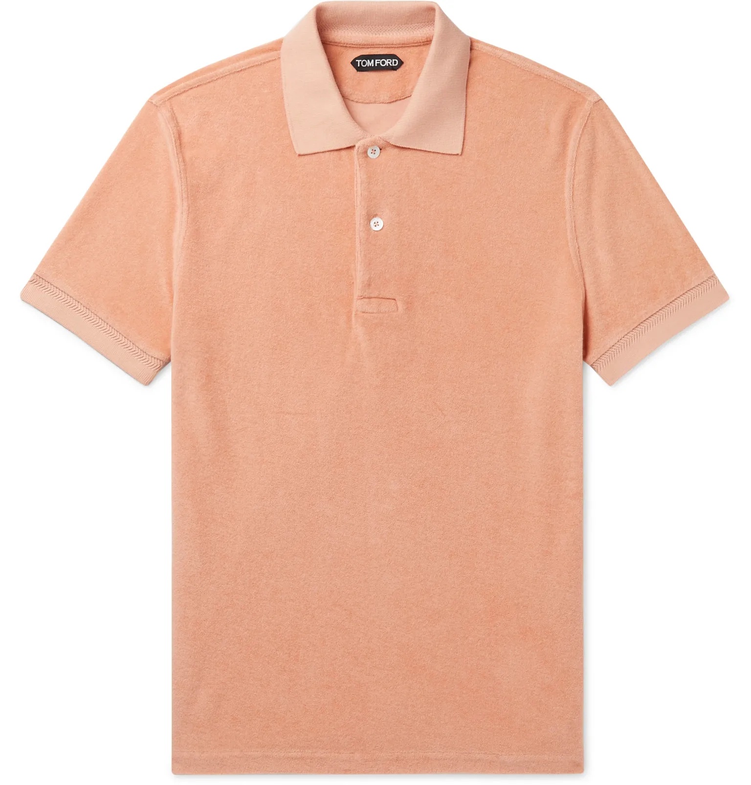 Slim-Fit Cotton-Terry Polo Shirt - 11