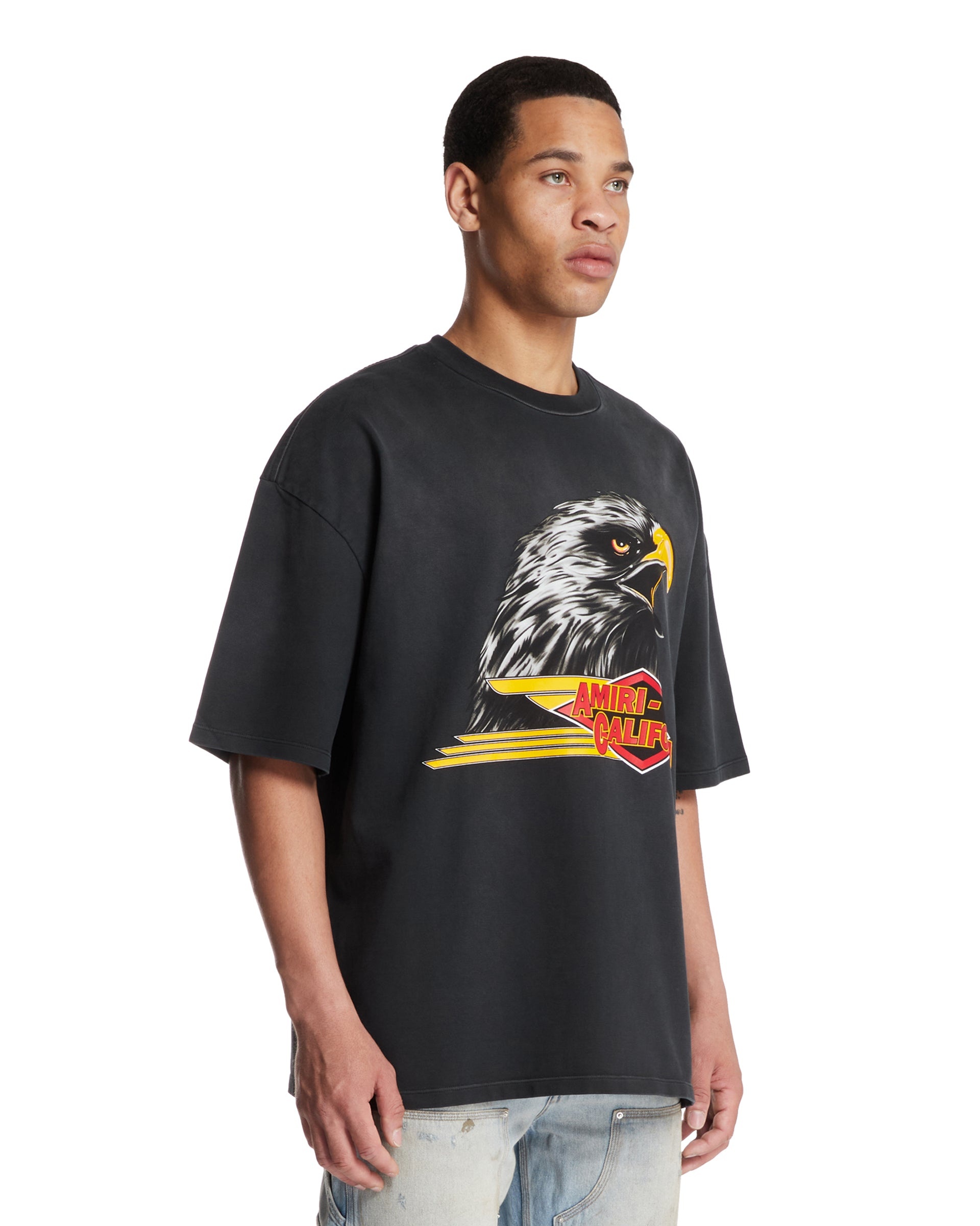 Black California Printed T-Shirt - 4