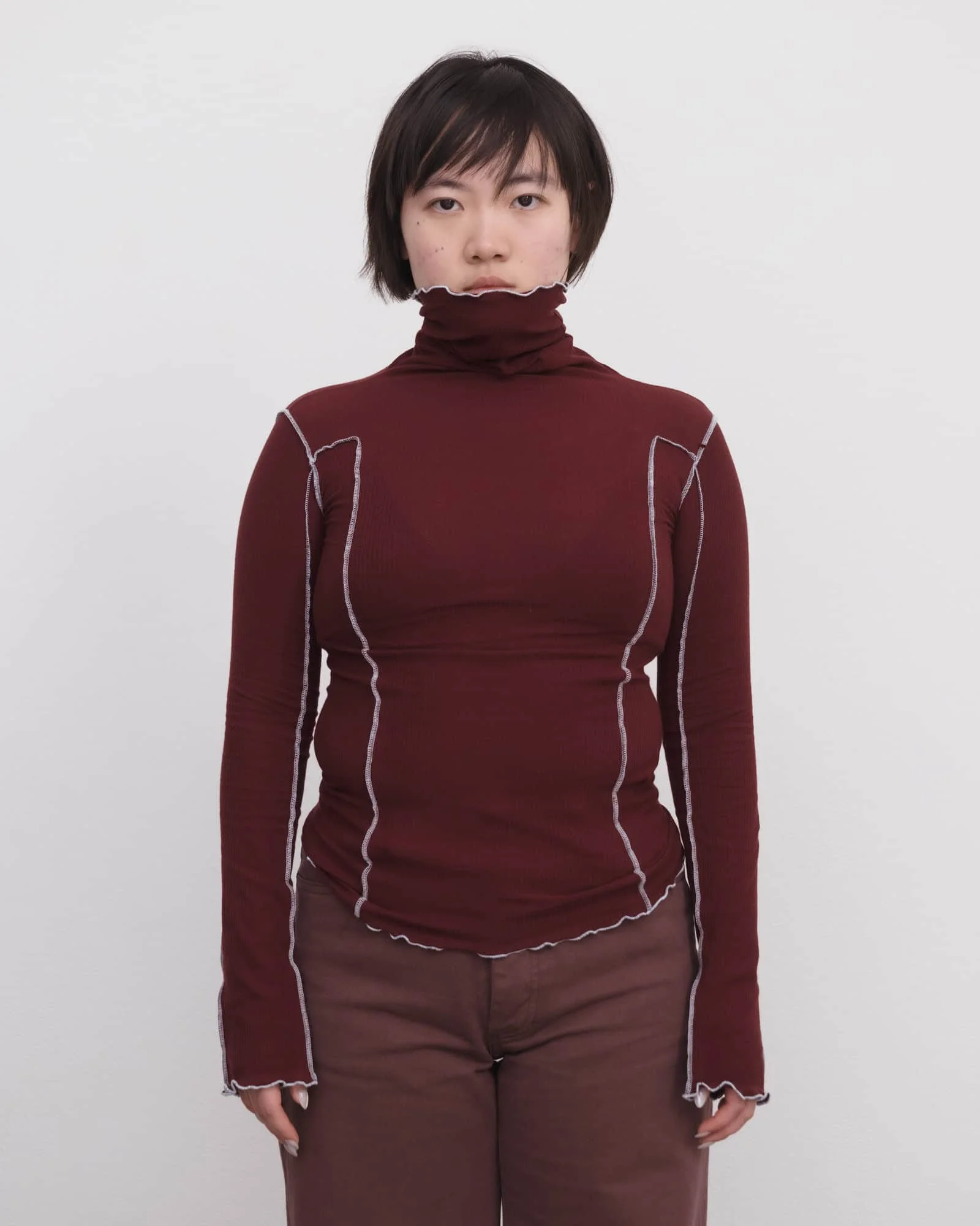 Omato Turtleneck - Organic Cotton Rib - 1