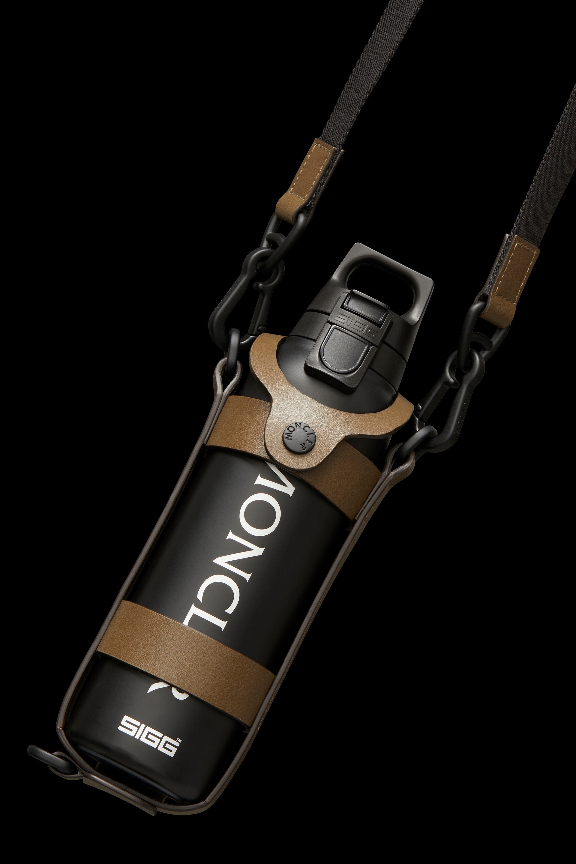 Water Bottle & Leather Holder - 4