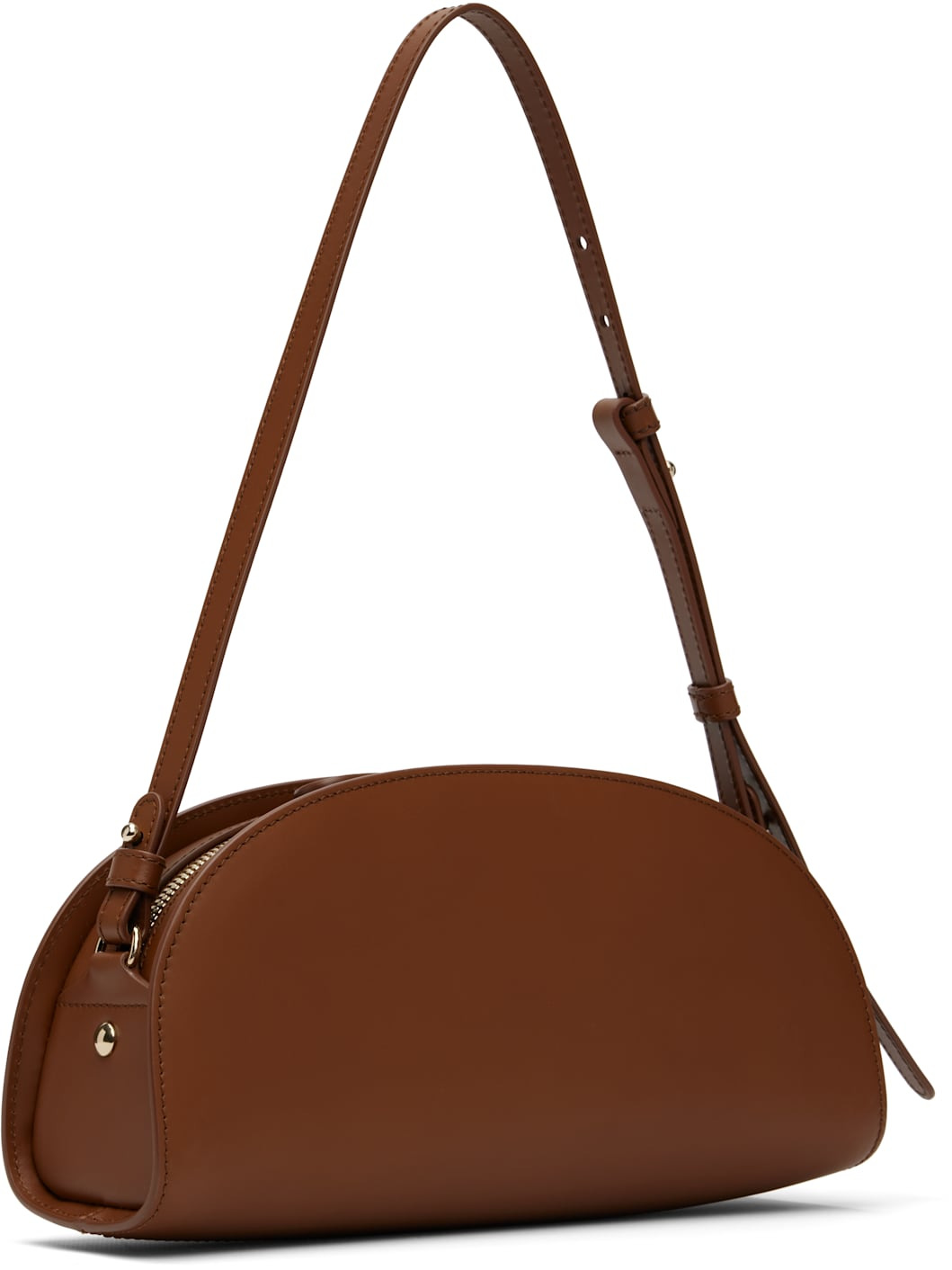 Tan Demi-Lune Shoulder Bag - 3