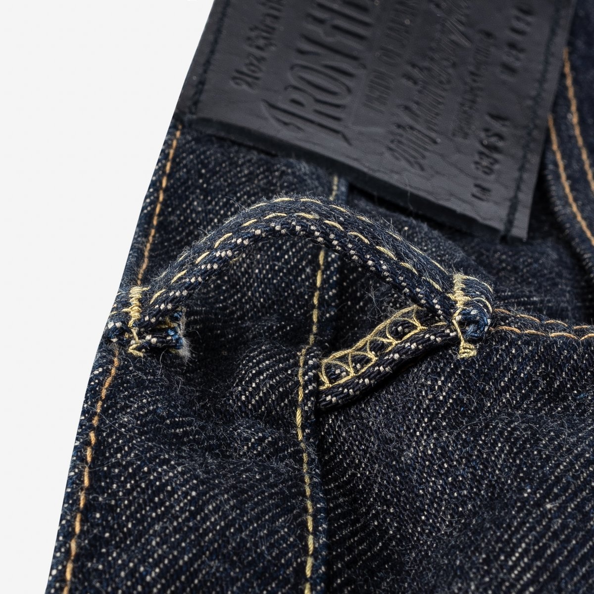 IH-634S-A 21oz Selvedge Denim Straight Cut Jeans - Indigo (20th Anniversary Edition) - 17