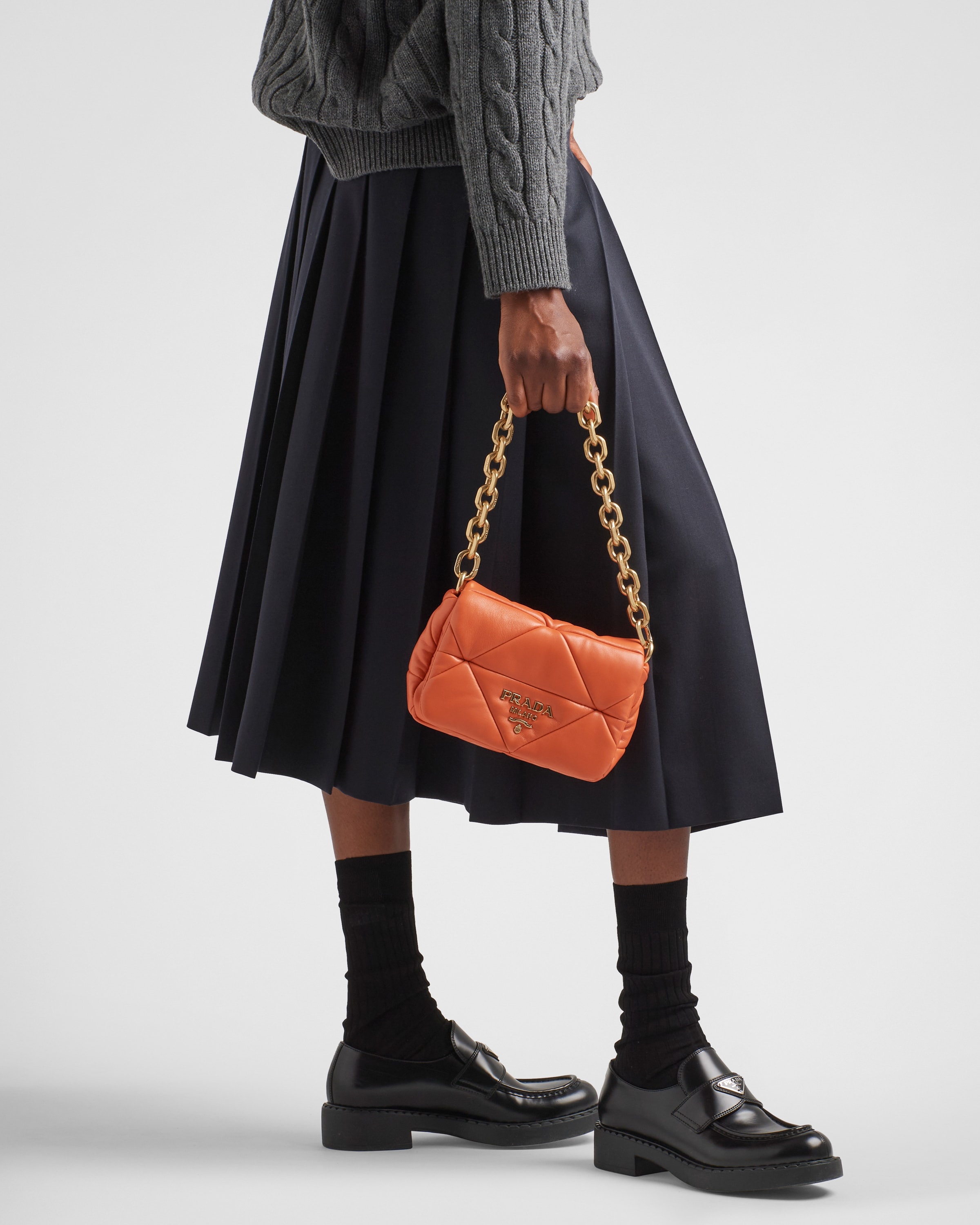 Prada System nappa patchwork shoulder bag - 7