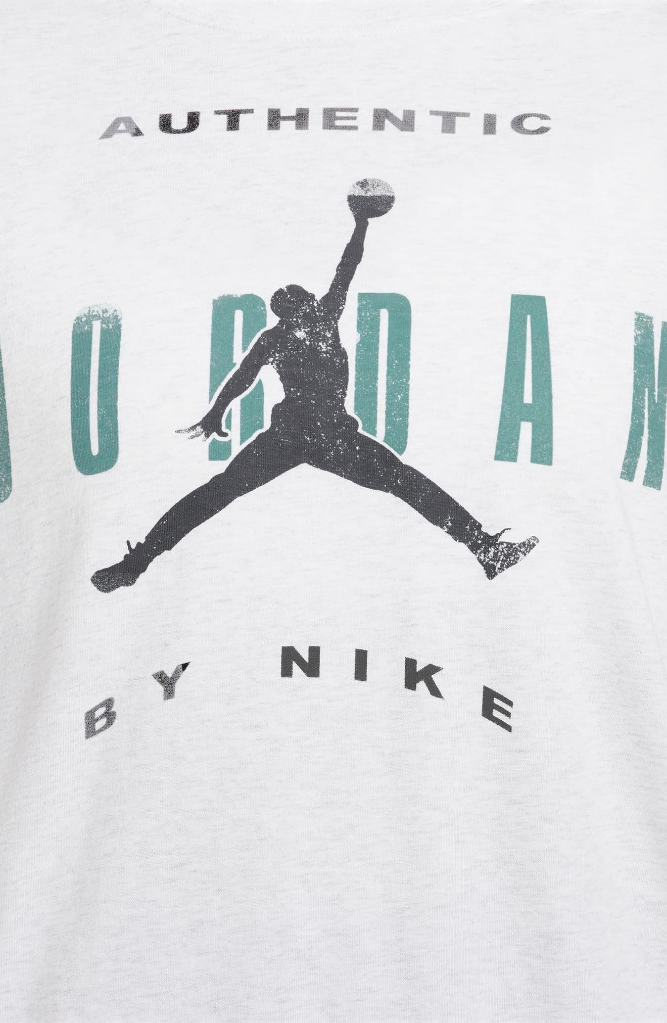 Jordan Flight Relaxed Fit Cotton Graphic T-Shirt in Birch Heather/Cannon/Grey at Nordstrom - 3