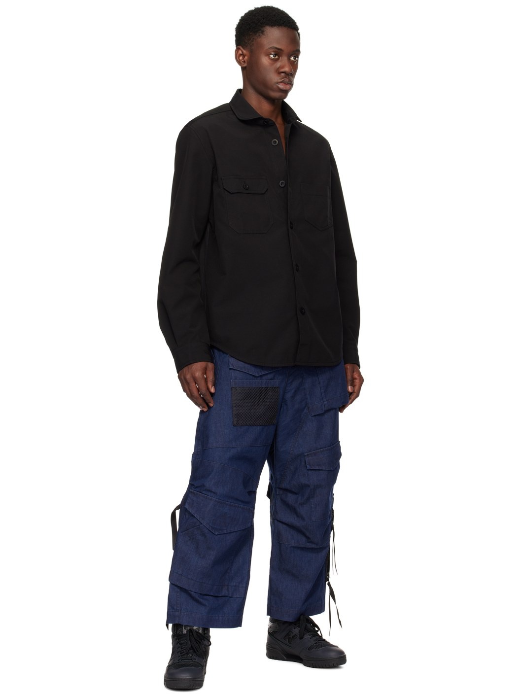 Indigo Multi Pocket Jeans - 4