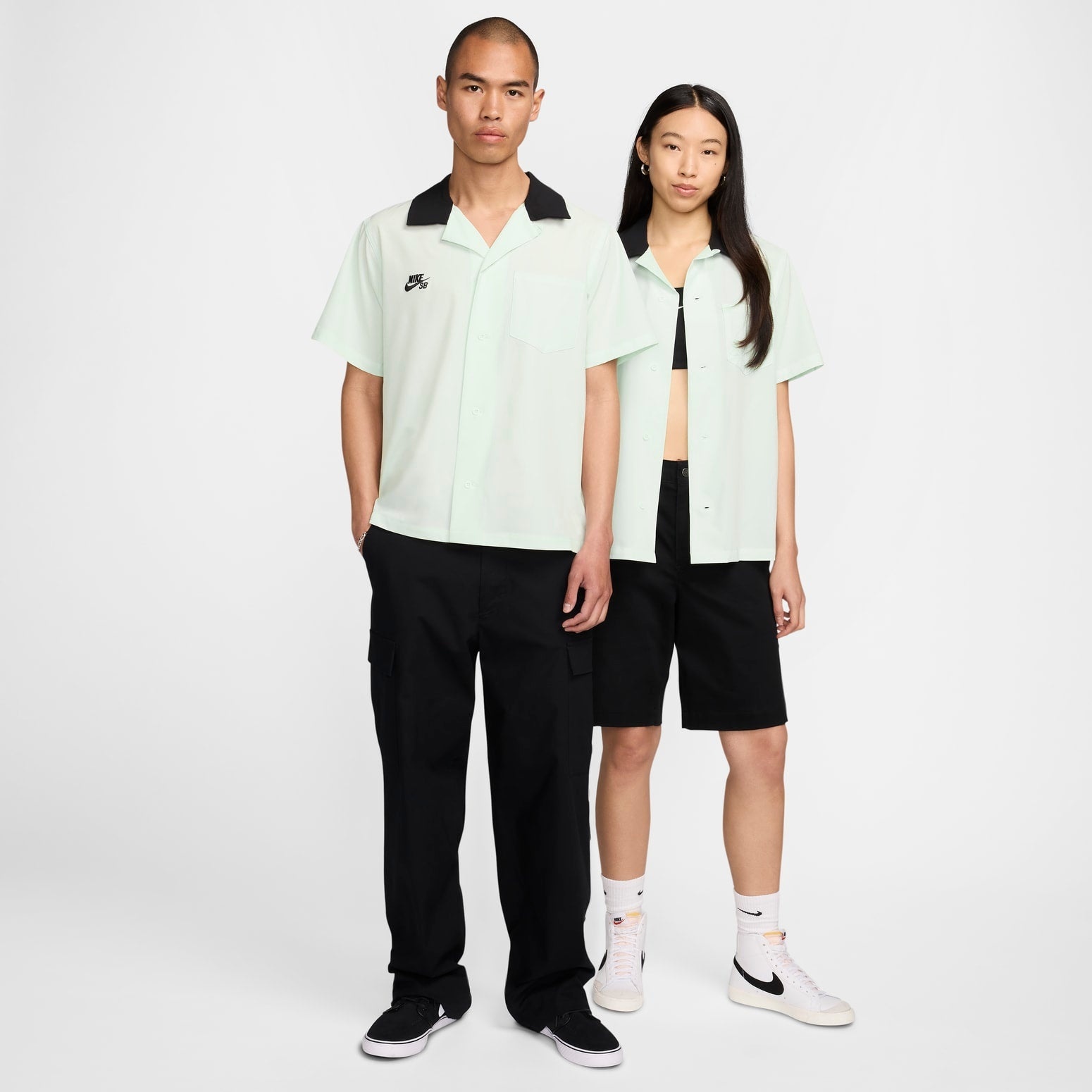 Nike SB Short-Sleeve Button-Up Skate Bowler Shirt 'Federation Agnostic' FZ4059-394 - 5