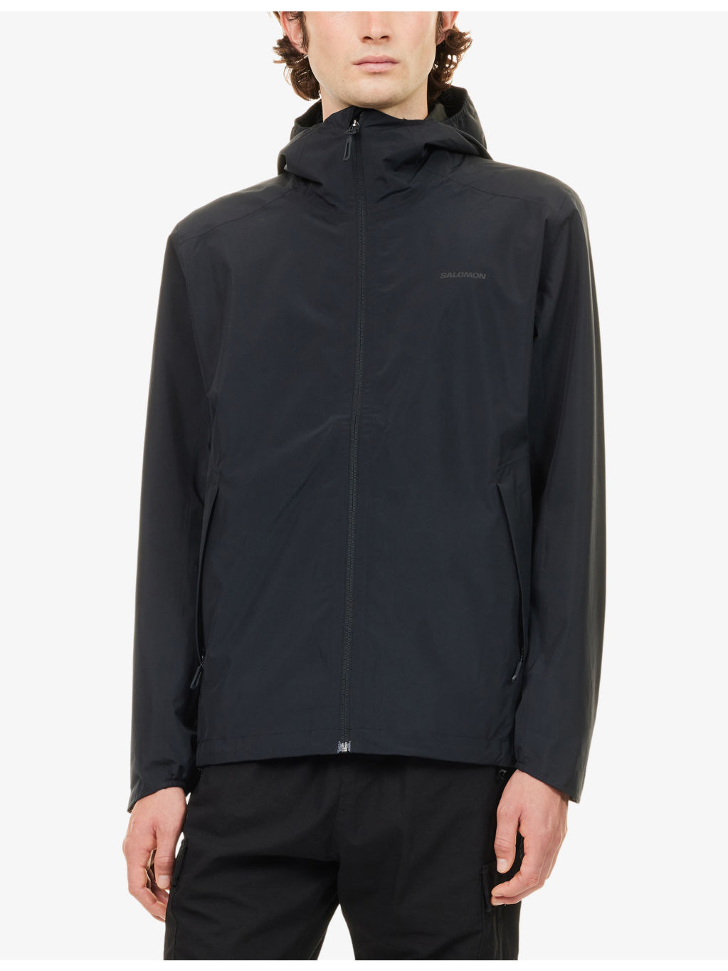 Outscape 2L Logo-Patch Shell Jacket - 3