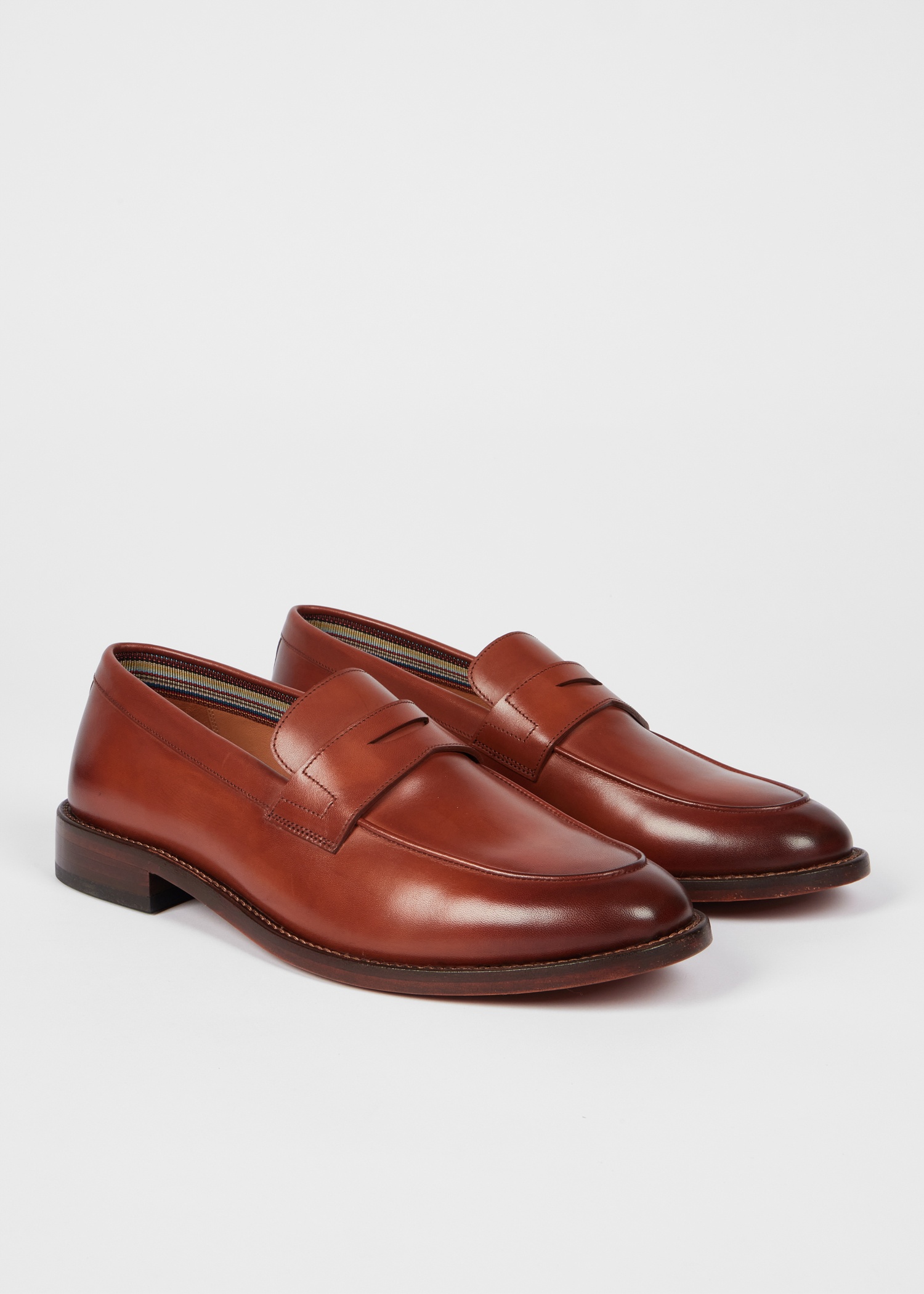 Tan Leather 'Benito' Loafers - 4