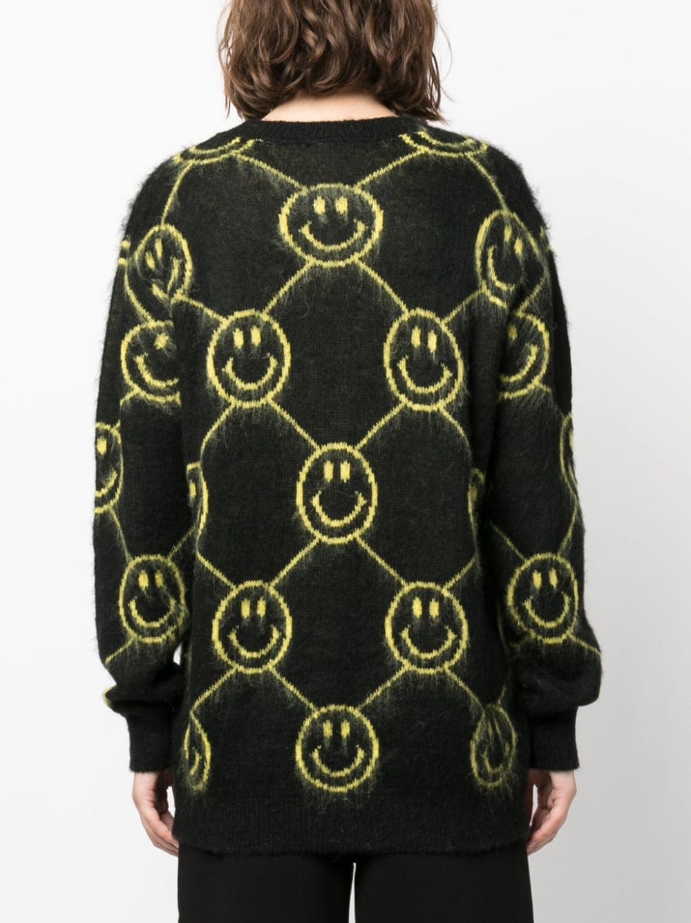 smiley-face intarsia-knit jumper - 4