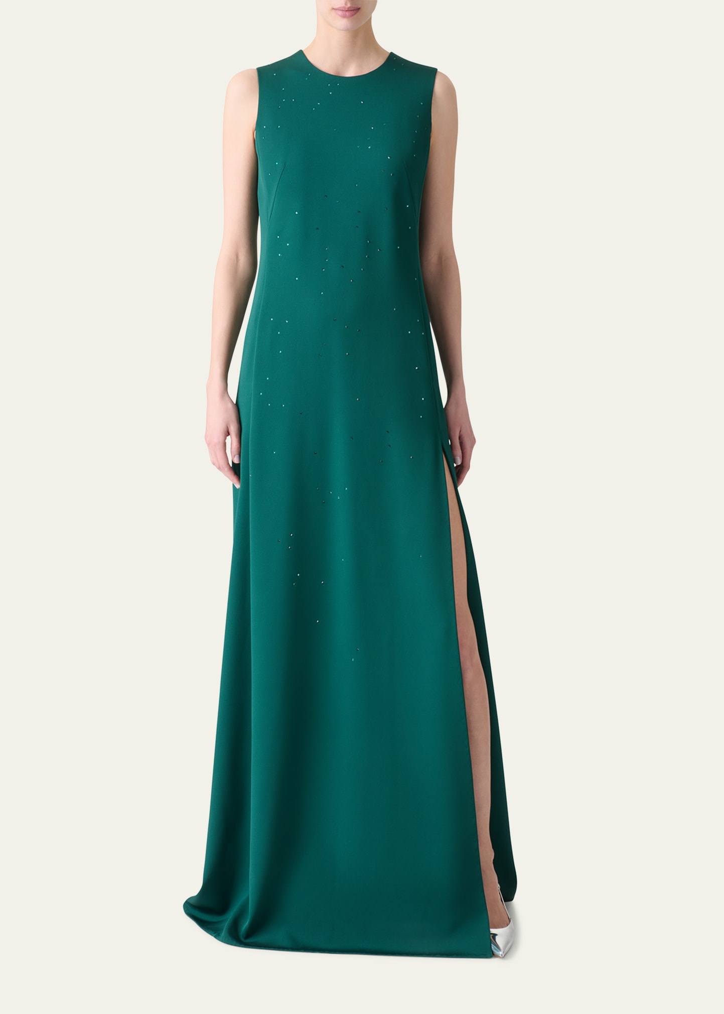 Swarovski Stars Silk Crepe Gown - 2