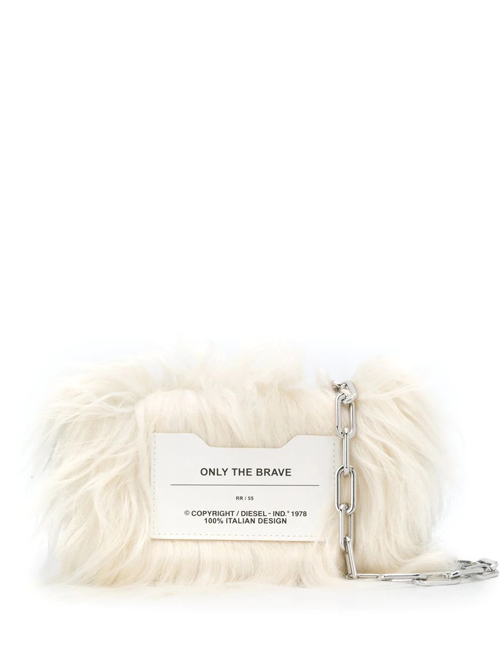 faux fur cross body bag - 1