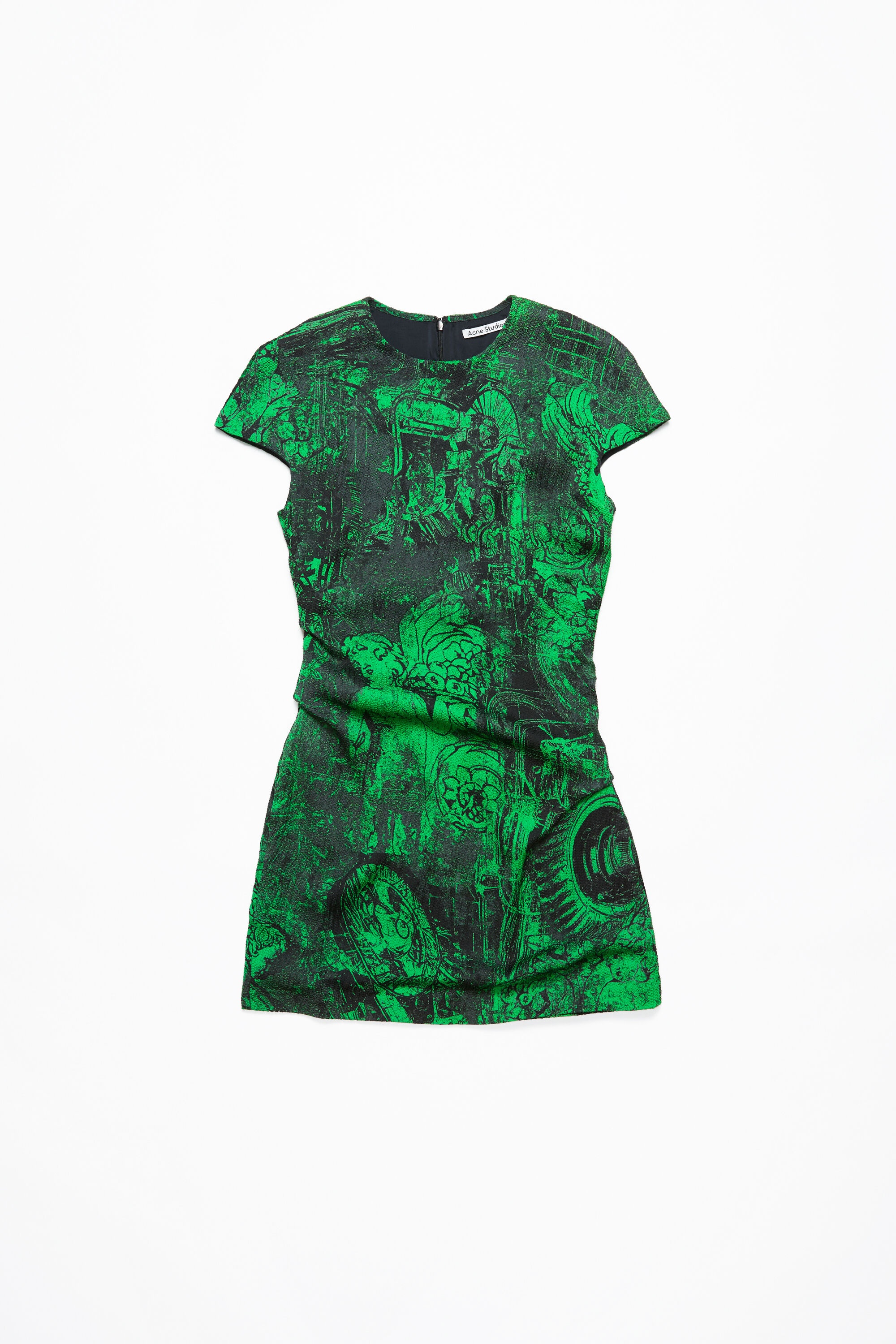 Printed dress - Green - 1