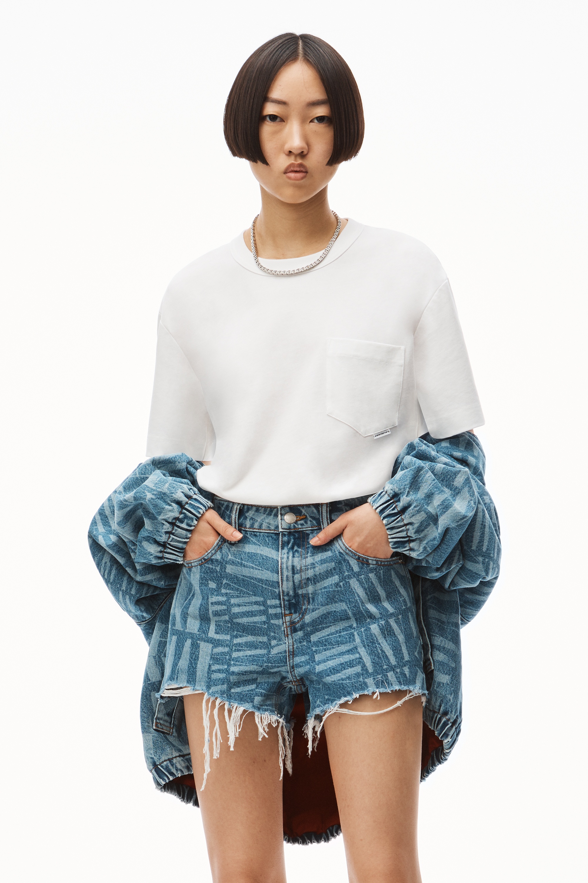 POCKET TEE iN HIGH TWIST JERSEY - 2