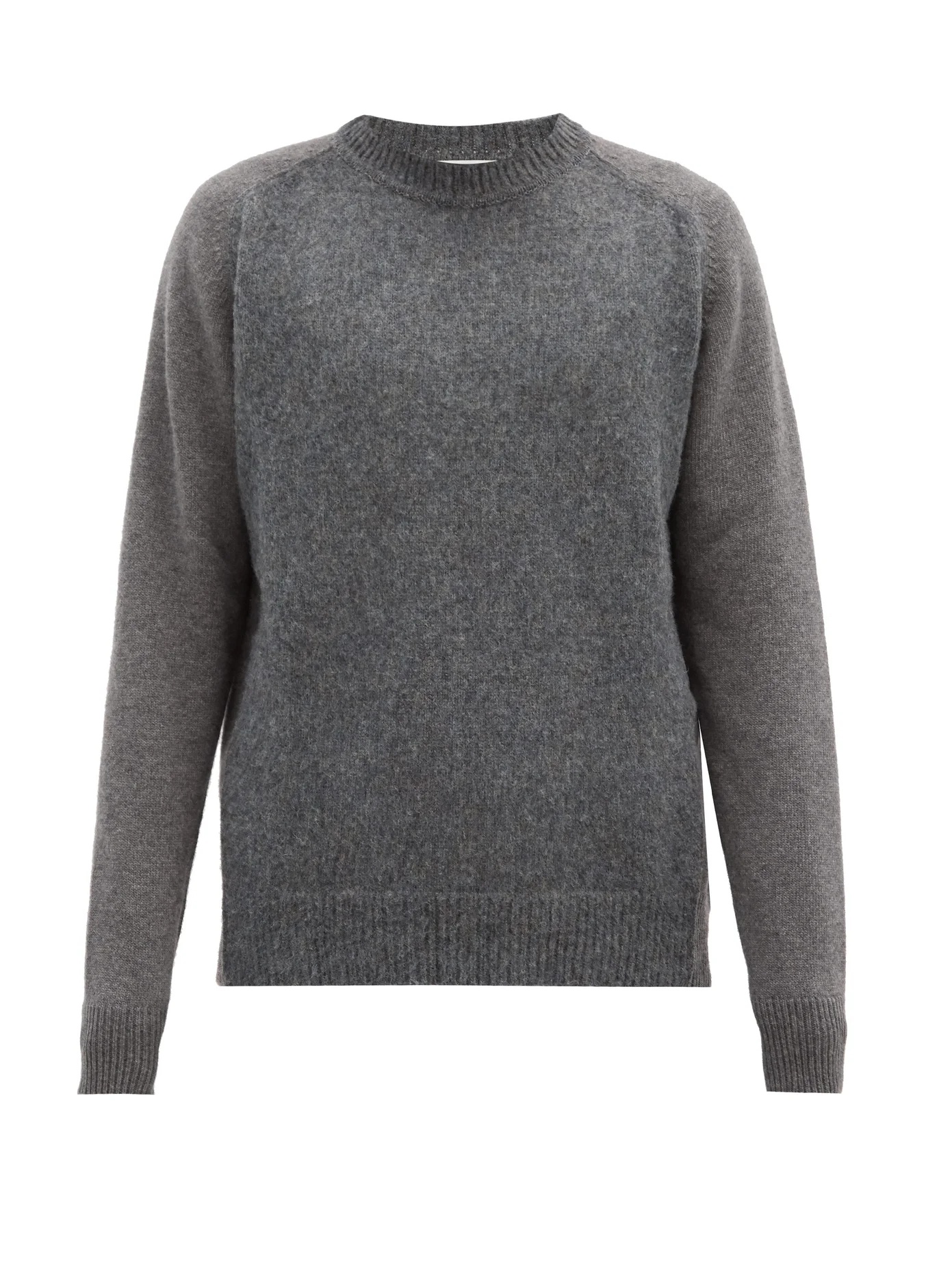 Brushed-front wool sweater - 1