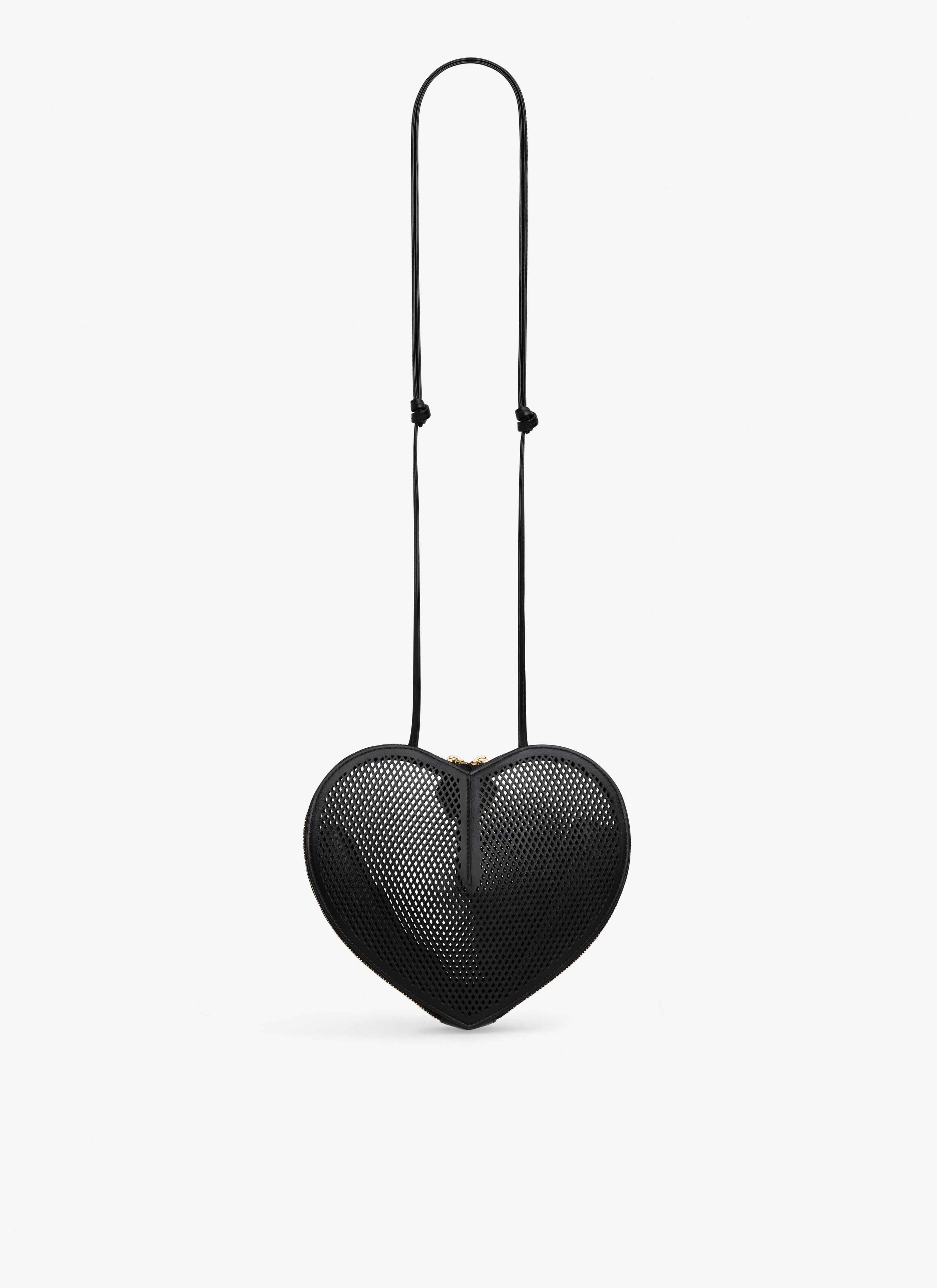 LE CŒUR BAG IN FISHNET LEATHER - 3