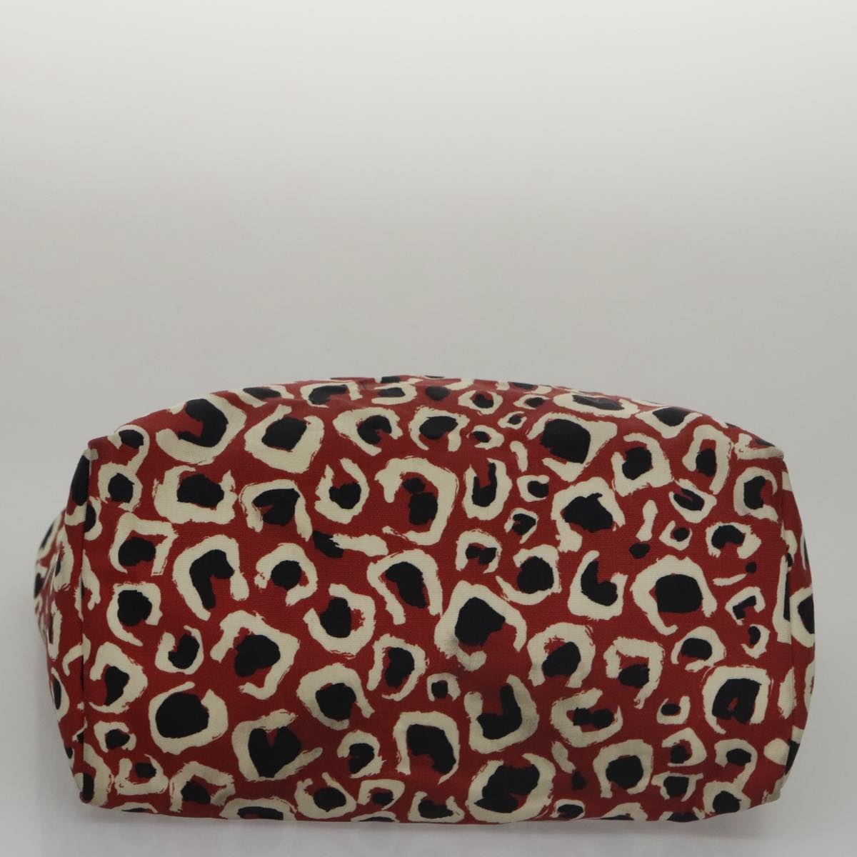 GUCCI Tote Bag Canvas White Red - 6