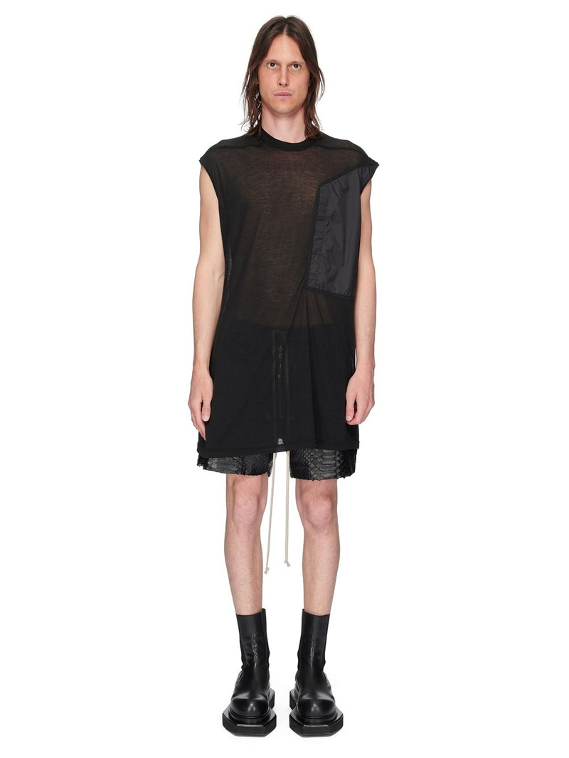 Rick Owens semi-sheer cotton tank top outlook