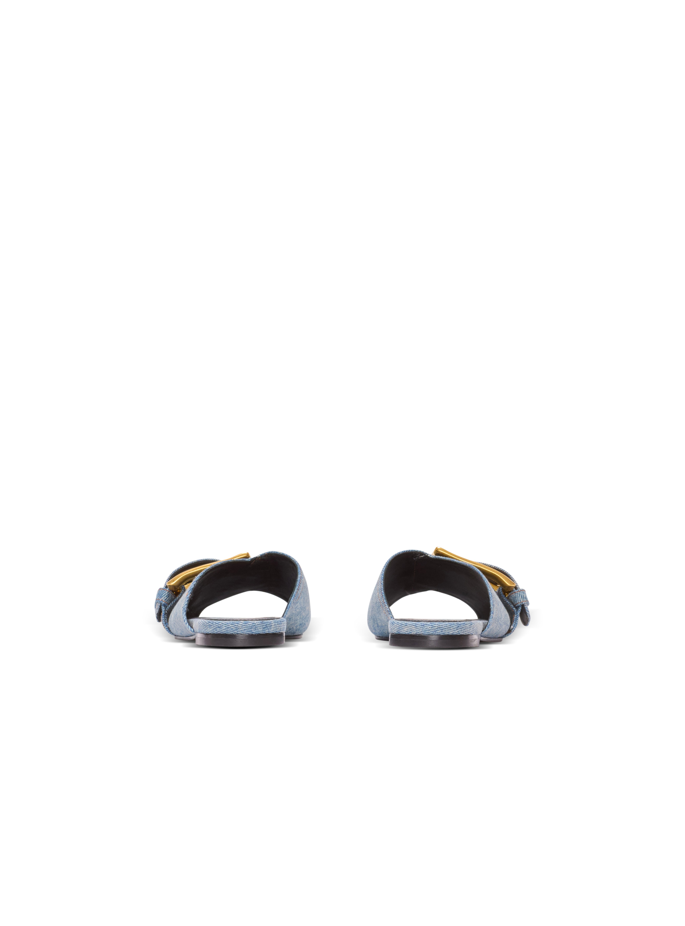 Anthem flat denim sandals - 5