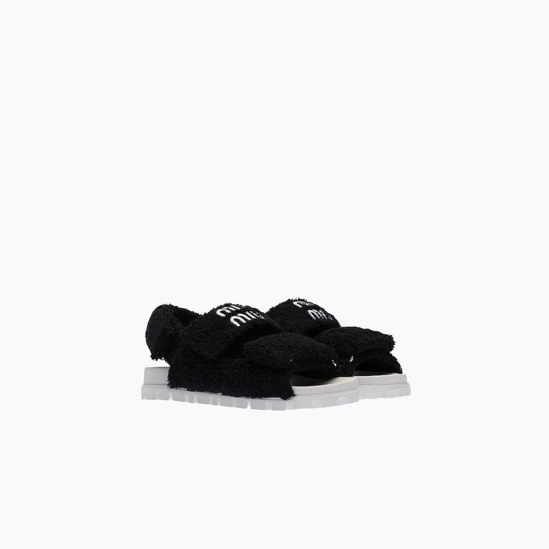 Terry cloth sandals 1