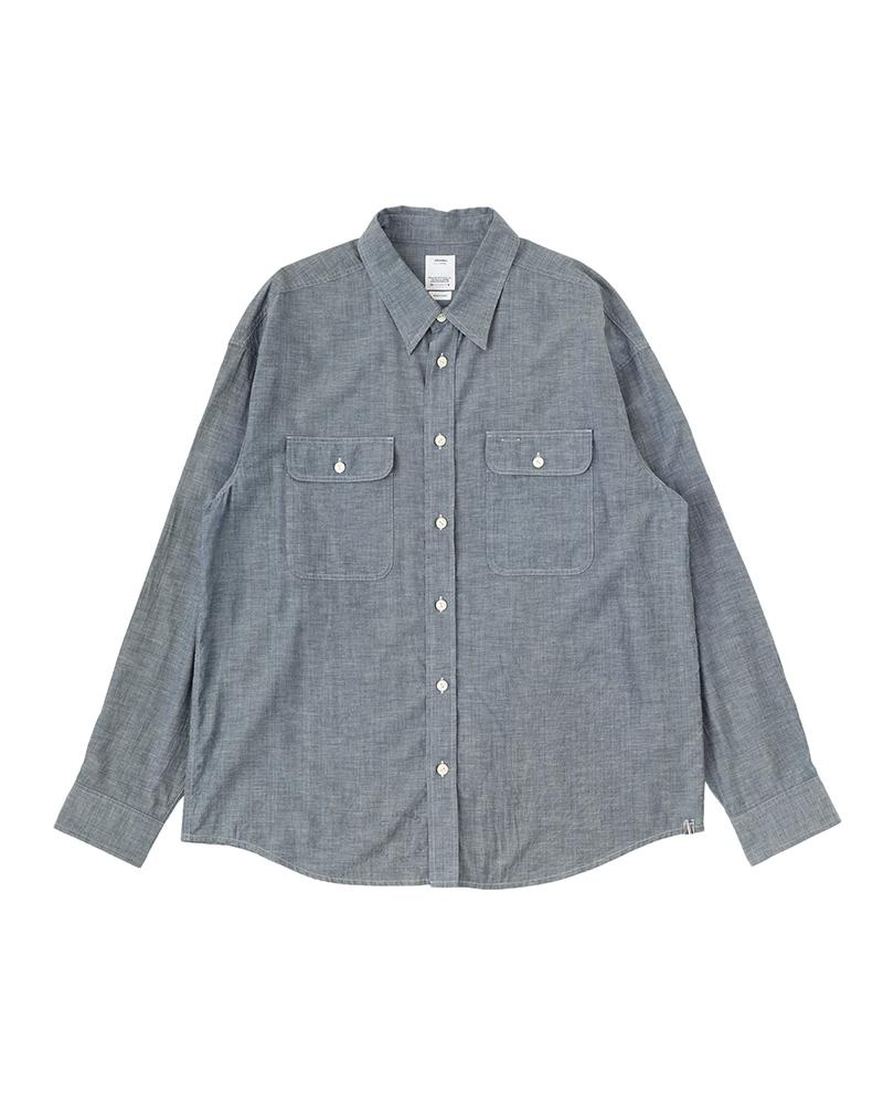 LUMBER L/S (C/SI CHAMBRAY) INIDIGO - 1
