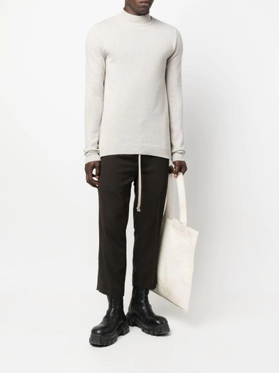 Rick Owens mock-neck jumper outlook