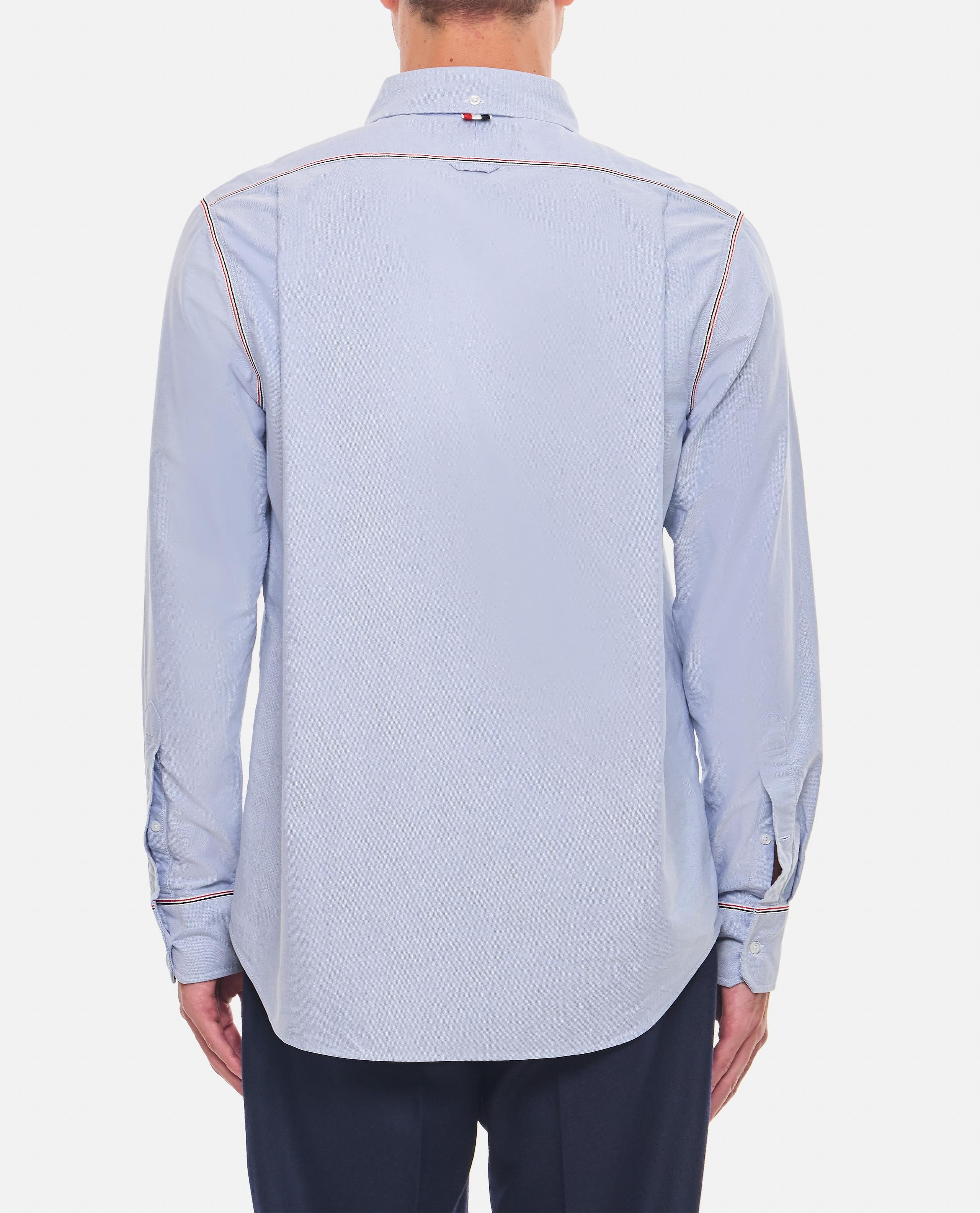 Light Blue Oxford Cotton Shirt - 3