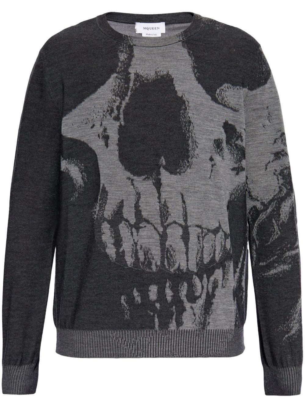 Alexander Mcqueen Men Skull Print Sweater - 1