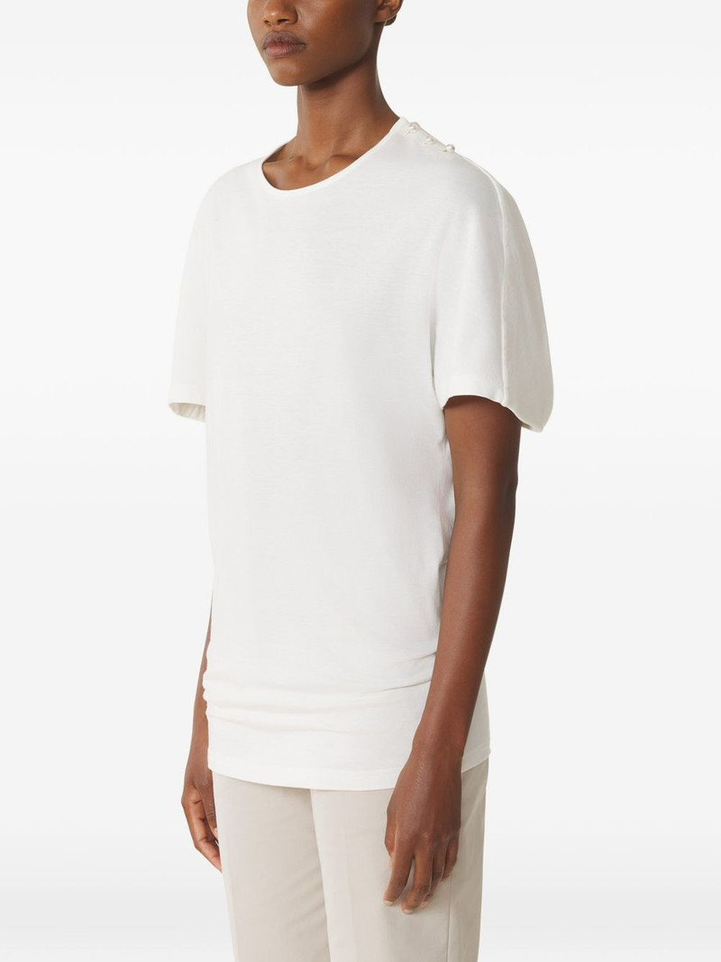 pearl-detail cotton top 3