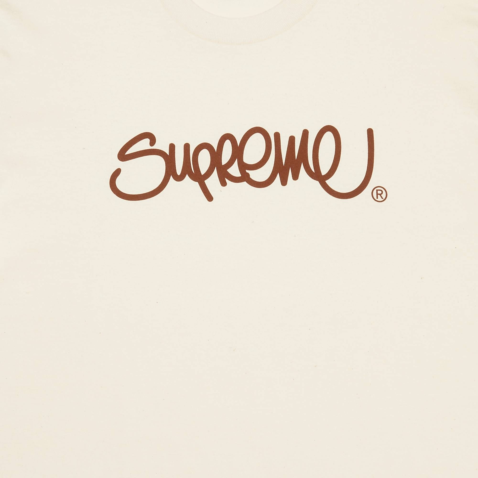 Supreme Handstyle Tee 'Natural' - 3