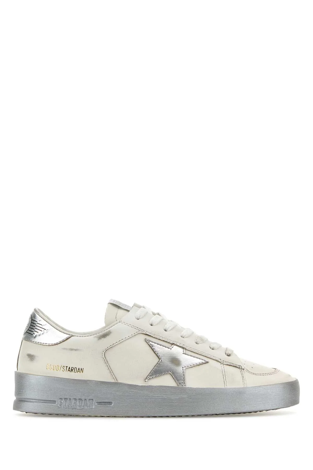 Golden Goose Deluxe Brand Women White Leather Stardan Sneakers - 1
