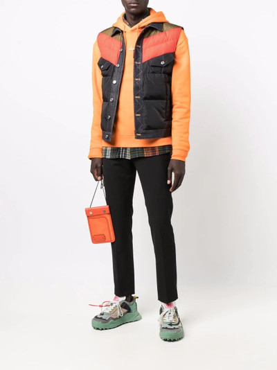 DSQUARED2 colour-block padded gilet outlook