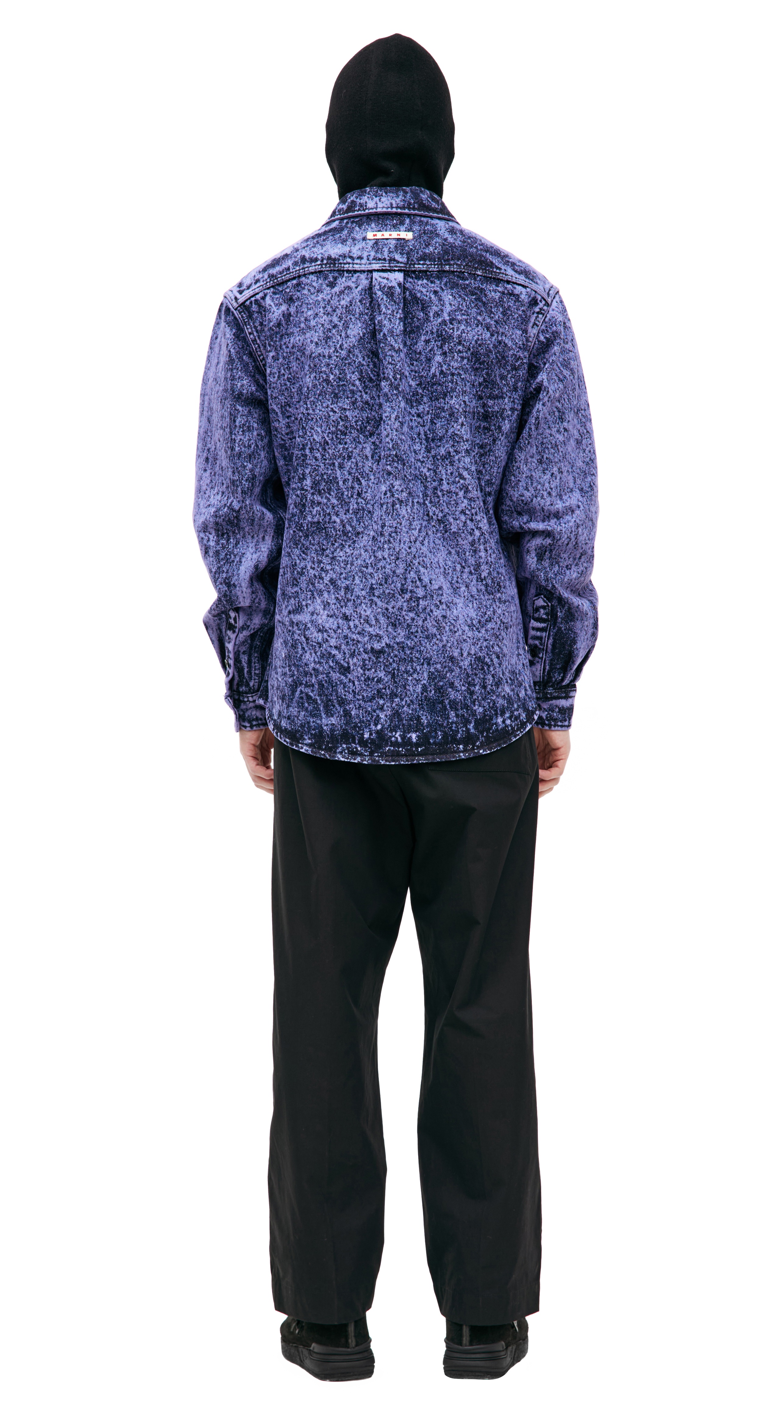 PURPLE DENIM SHIRT - 4