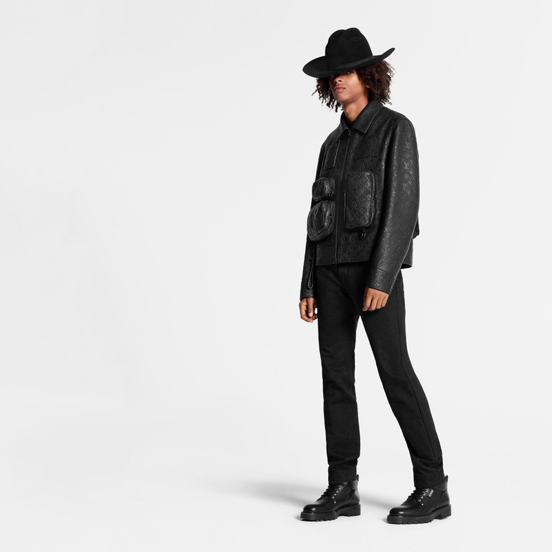 Louis Vuitton Monogram Embossed Utility Jacket outlook
