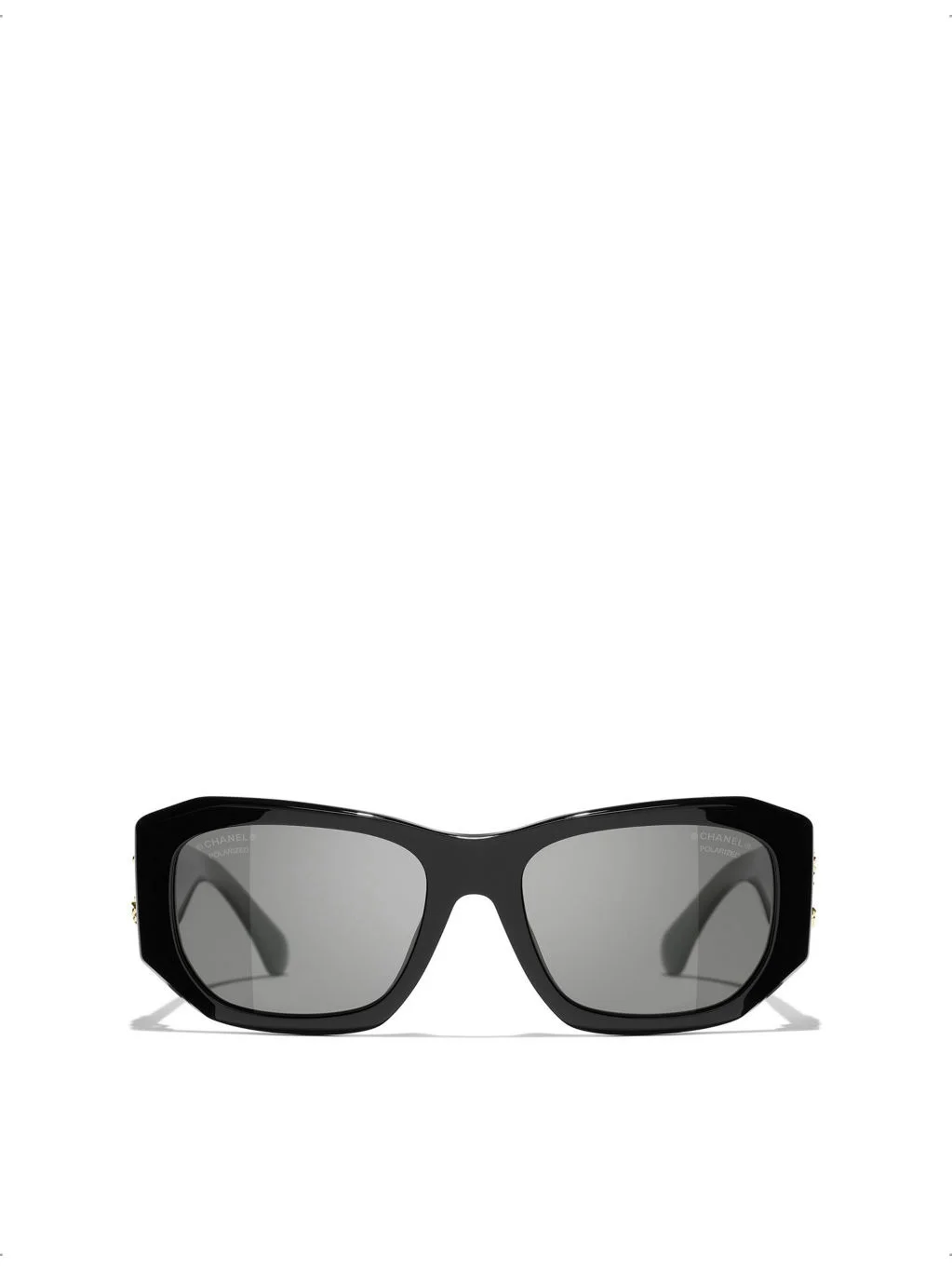 CH5554 Rectangle-Frame Acetate Sunglasses - 1